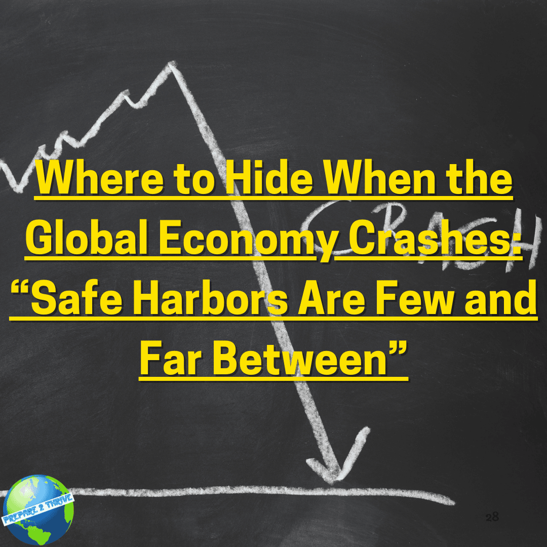 Where to Hide When the Global Economy Crashes: “Safe Harbors Are Few and Far Between”