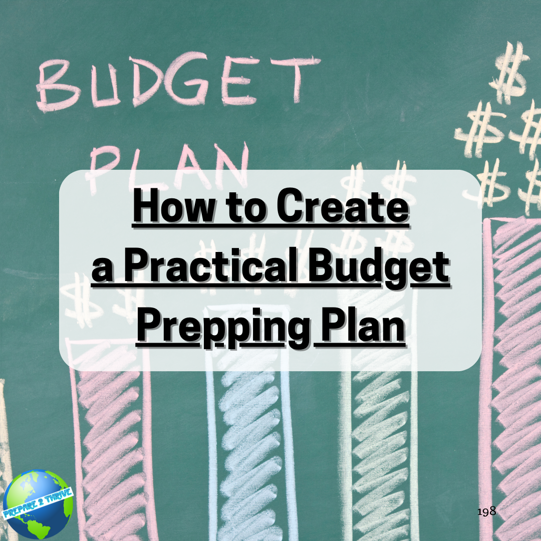 How to Create a Practical Budget Prepping Plan