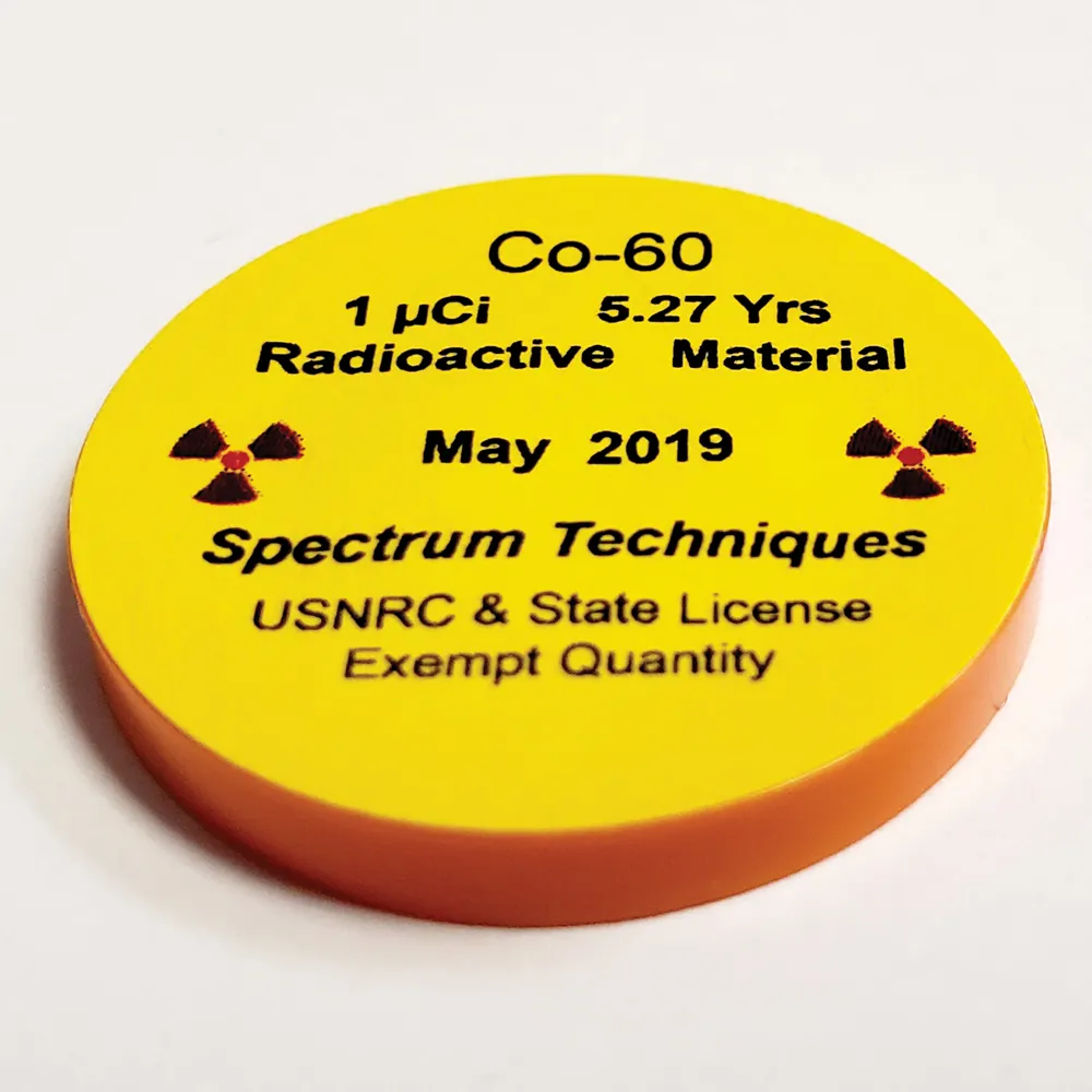 Radiation Meter Calibration Source