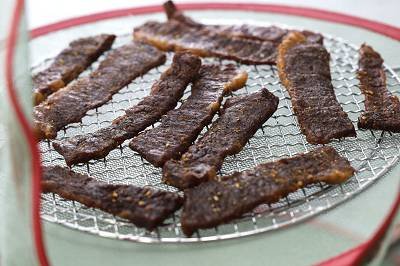 Homemade beef jerky in your oven