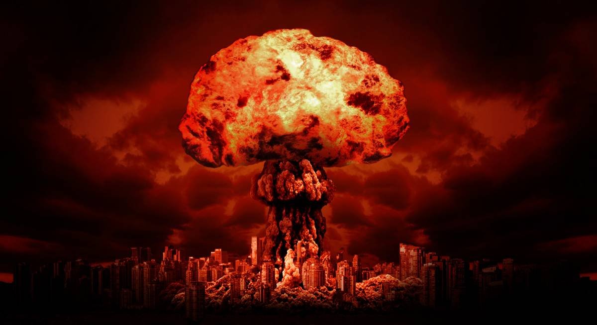 Nuclear War A nuclear bomb goes off in a city